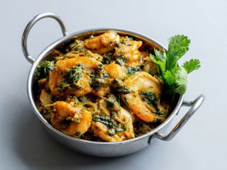 Prawn Saag