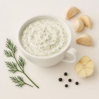 Molho cremoso de natas