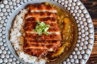 44.Caril com Frango Katsu Panado