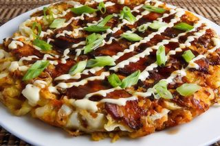 17.Okonomiyaki com Camarão