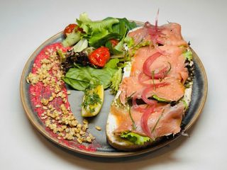 Tosta de Salmão Fumado