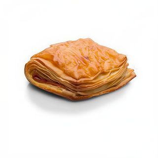 Folhado Salsicha com Mostarda