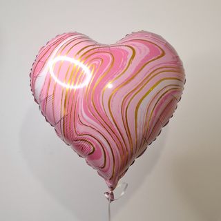 Balão coração rose