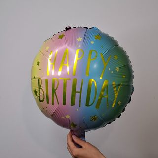 Balão "Happy Birthday"