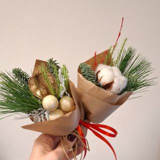 Mini bouquet Christmas mood
