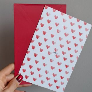 Postcard "I love you"