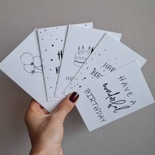 Postcard " Happy birthday" mix