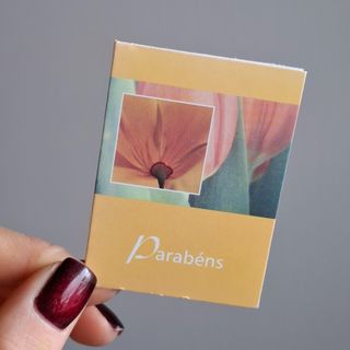 Postcard " Parabéns" 7×4