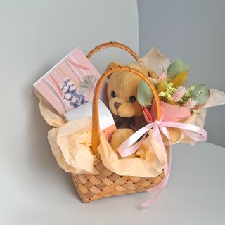 Conjunto de Presente Urso e Vela