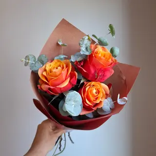 3 roses Laranja