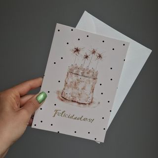Cartão "Felicidades!"