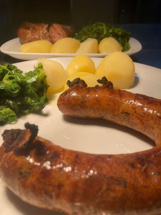 Alheira de Vinhais na brasa 