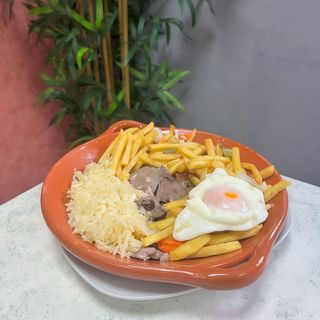 Bitoque de Vitela no Prato