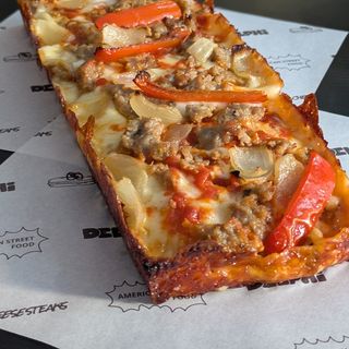 Sausage and Peppers Pizza