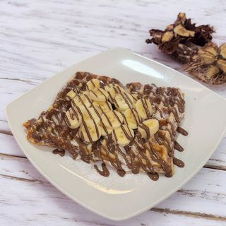 Waffle Nutella e Banana