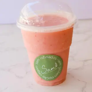 Batido de Frutos vermelhos e Banana(LEITE VACA SEM LACTOSE)