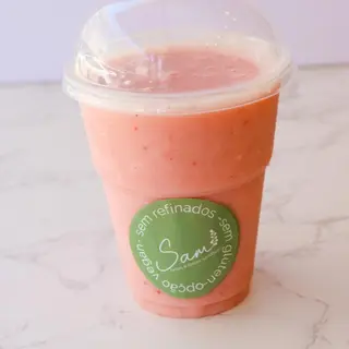 Batido de Morango e Banana(LEITE VEGETAL)