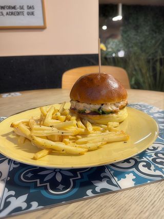 Hambúrguer de Camarão