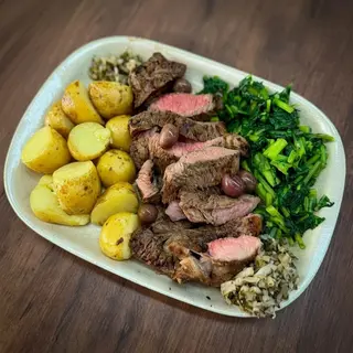Posta de vitela na brasa