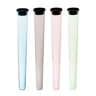 Tubo de acrílico - Disponível nas cores (transparente, verde, vermelho, azul e verde)
