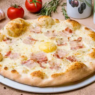 Pizza Carbonara médium