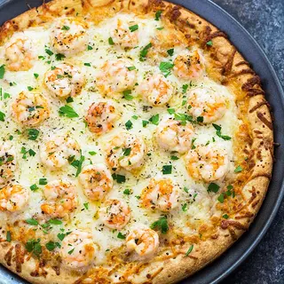 Pizza de Camarão Scampi médium