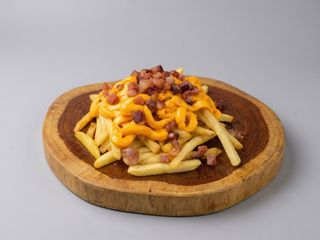 Fritas Cheddar e Bacon
