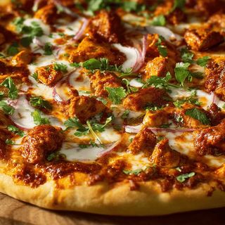 Pizza chicken tikka Large
