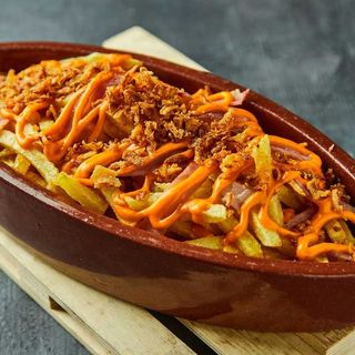 Batatas Cheddar e Bacon