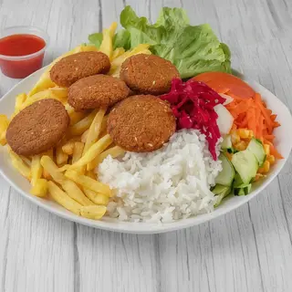Menu parto falafel