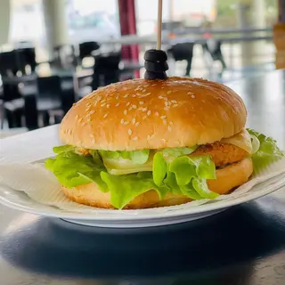Menu hamburger de vaca