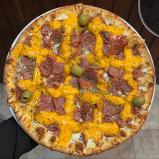 Calabresa com Cheddar INDIVIDUAL-PEQUENA 