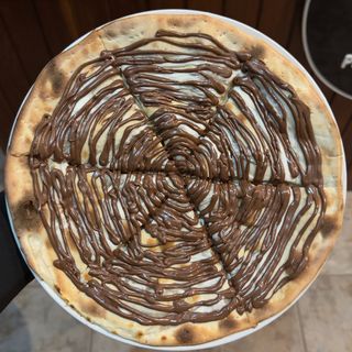 Pizza Nutella 6 Fatias,  22cm Individual