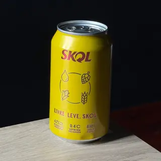 Cerveja Brasileira Skol lata