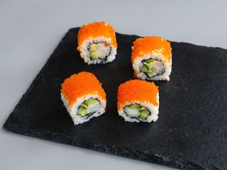 CALIFORNIA TOBIKO SALMON [ Uramaki]