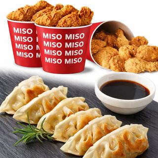 Chicken  wings marinades with gyoza vegetable 10 P