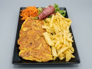 Omelete com Presunto