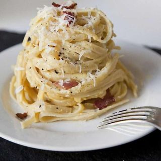 Pasta tonnarelli alla Carbonara