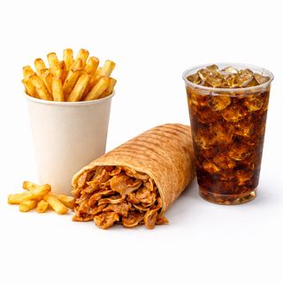 Menu Durum Kebab-só carne