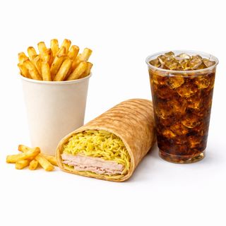 Menu Arroz-Dürüm Kebab