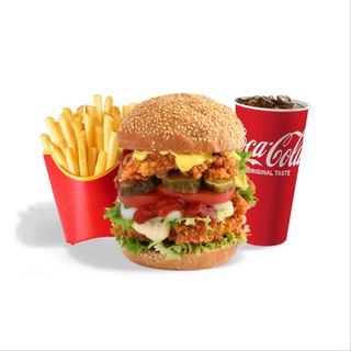 Double Crispy Cheesy Burger