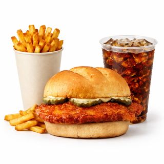 Hot Crispy Chicken Burger