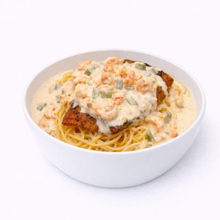 Chicken & Shrimp Spaghetti al Crème