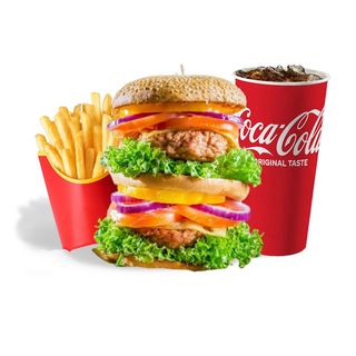 Double Crispy Chicken Burger