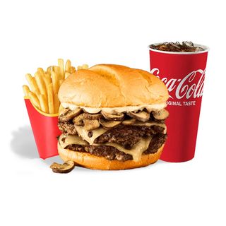 Mushroom Double Smash® Burger