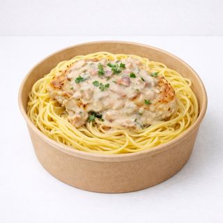 Spaghetti al Pollo e Crema