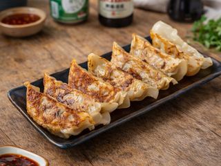 Gyoza de vegetais japoneses.