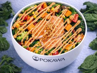 Green Salmon Bowl