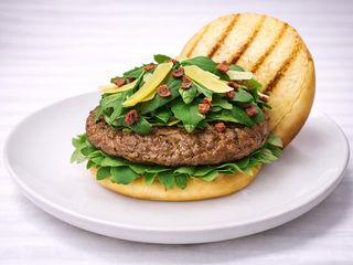 Hambúrguer Mediterrâneo Pão