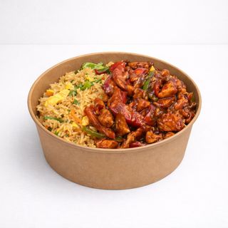 Red Chicken Fried rice